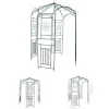 The Living Store rosenbue 250 cm mørkegrøn - Havebuer, espalierer & pergolaer