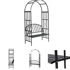 The Living Store rosenbue med bænk - Havebuer, espalierer & pergolaer