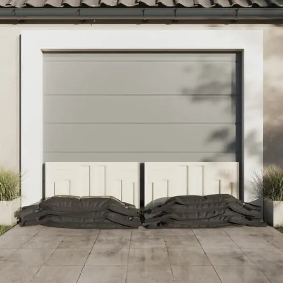 The Living Store sandsække 100 stk. 103x25 cm HDPE mørkegrøn - Opbevaring til industri