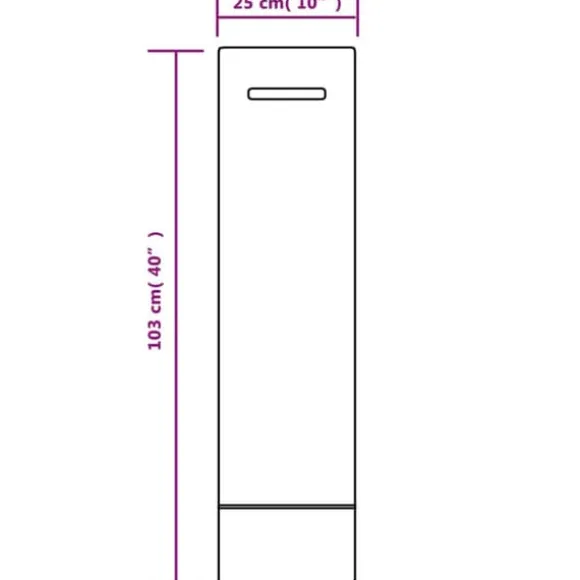 The Living Store sandsække 100 stk. 103x25 cm HDPE mørkegrøn - Opbevaring til industri