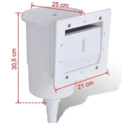The Living Store skimmer til pool 8 dele 21 x 25 x 30,5 cm - Pool – overfladeskimmere