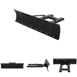 The Living Store sneplov til gaffeltruck 150x38 cm sort - Sneskovle