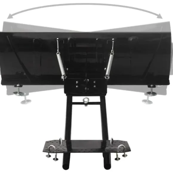 The Living Store snerydder til ATV 115x38 cm sort - Sneskovle