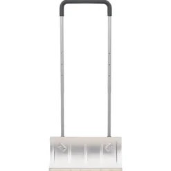 The Living Store sneskovl med udvideligt håndtag 61 cm stålblad sølvfarvet - Sneskovle