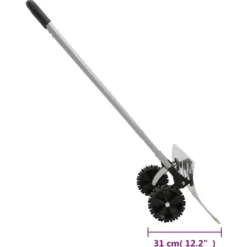 The Living Store sneskovl med udvideligt håndtag 61 cm stålblad sølvfarvet - Sneskovle