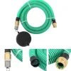 The Living Store sugeslange med messingkoblinger 1,1" 25 m PVC grøn - Haveslanger