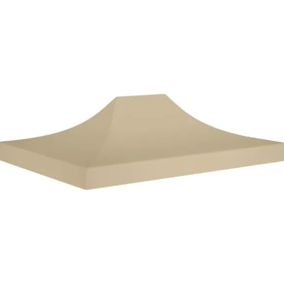The Living Store tag til festtelt 4x3 m 270 g/m² beige - Festtelte & havepavilloner – tage