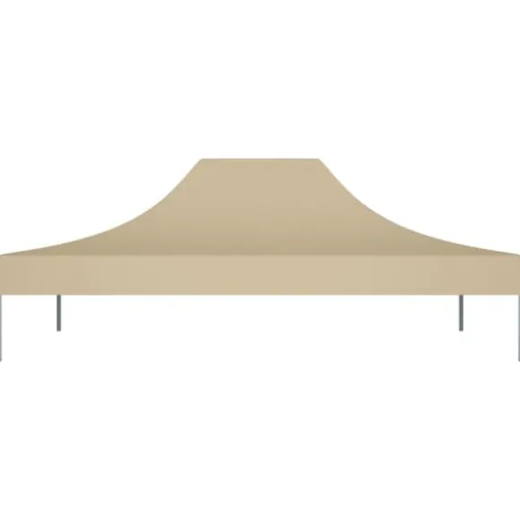 The Living Store tag til festtelt 4x3 m 270 g/m² beige - Festtelte & havepavilloner – tage