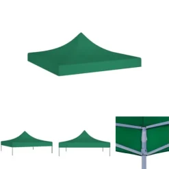 The Living Store tag til festtelt 3x3 m 270 g/m² grøn - Festtelte & havepavilloner – tage