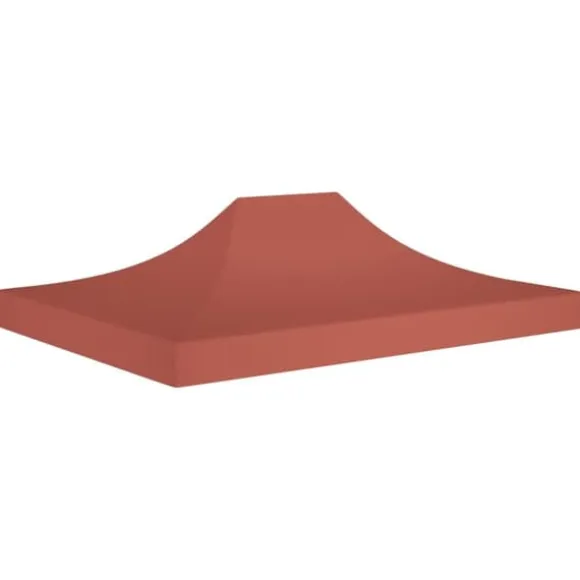 The Living Store tag til festtelt 4x3 m 270 g/m² terrakottafarvet - Festtelte & havepavilloner – tage