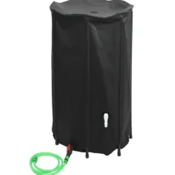 The Living Store vandtank med hane sammenfoldelig 250 l PVC - Vandingsartikler