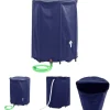 The Living Store vandtank med hane sammenfoldelig 1350 l PVC - Vandingsartikler