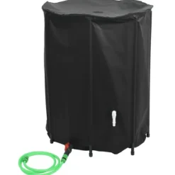 The Living Store vandtank med hane sammenfoldelig 750 l PVC - Vandingsartikler