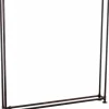 Tinos Bronze Metal Firewood Rack - Industrial Design, 178x178x25 cm, 17kg