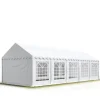 TOOLPORT Festtelt fast 5 x 10 m havepavillon telt ca PVC 700 N Plane i hvid vandtæt
