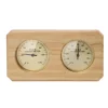 Træ Sauna Termometer Hygrometer 2 i 1 Luftfugtighed Temperaturmåling Indendørs termometer Luftfugtighedsmåler til Hotel Sauna Room