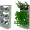 Træ vertikale plantekasser RD-8/2x3 - Grå