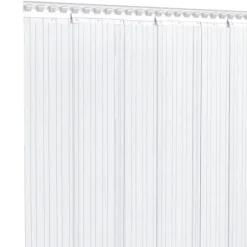 Transparent köldridå i PVC – Isolerande och ljuddämpande | Storlek: 200x1,6 mm | Längd: 25 m