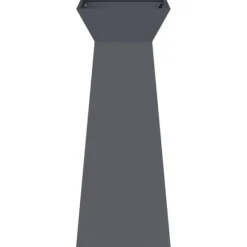 Trapezoidal Søjle Plantekasse i Stål | Farve: Antracit | Størrelse: 40 x 40 x 100 cm