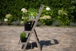 Træblomsterreol /100x52x52 cm/ Finish Grå