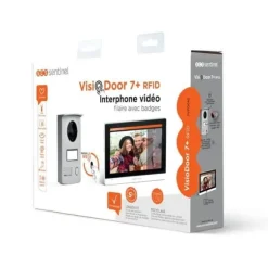 Trådbundet videointercom med märken Pekskärm 7 - VisioDoor 7+ RFID