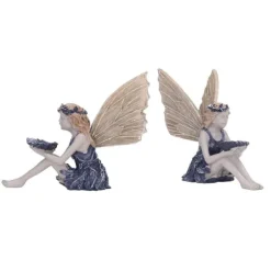 Trädgård Solros Fairy Statue Mytisk Fairy Staty Vacker ängelskulptur dekorativ figur