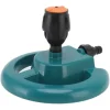 Trädgårdssprinkler Automatisk rotation 360 grader Hållbar ABS rund bas Ofta använd grässpridare för Garden Lawn Road