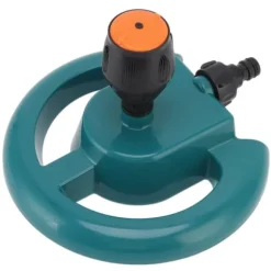 Trädgårdssprinkler Automatisk rotation 360 grader Hållbar ABS rund bas Ofta använd grässpridare för Garden Lawn Road