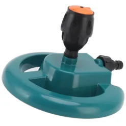 Trädgårdssprinkler Automatisk rotation 360 grader Hållbar ABS rund bas Ofta använd grässpridare för Garden Lawn Road