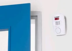 Trådløs alarm + 2 fjernbetjeninger, høj alarm