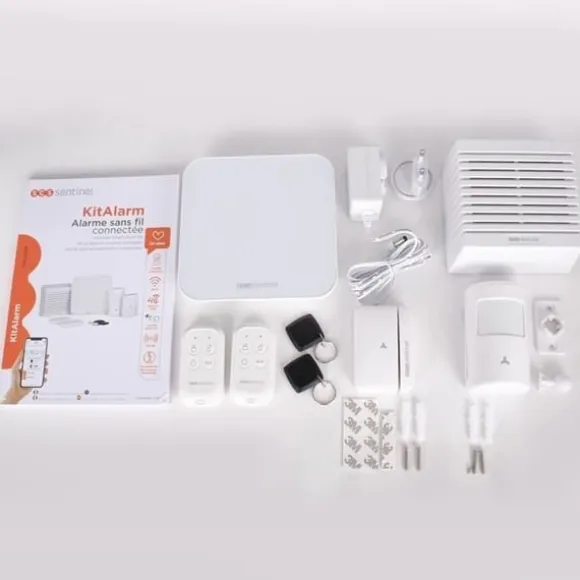 Trådløs alarm forbundet til Wi-Fi og GSM 4G - KitAlarm - SCS SENTINEL