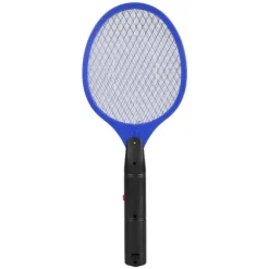 Trådløs Batteridrevet Elektrisk Fly Myggesmækker Bug Zapper Racket Insektdræber Blå