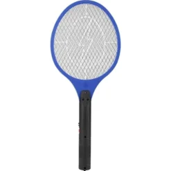 Trådløs Genopladelig Elektrisk Fly Myggesmækker Bug Zapper Racket Insektdræber Blå
