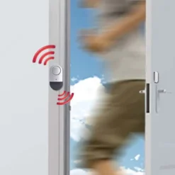 Trådløs magnetisk alarm sensor til dør og vindue - Forbedret hjemmesikkerhed