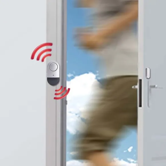 Trådløs magnetisk alarm sensor til dør og vindue - Forbedret hjemmesikkerhed