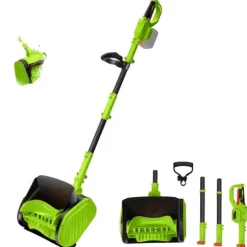 Trådløs Snebørste, 550W Børsteløs Motor, 30 cm Børste Bredde,EU, Sæt-ingen Batteri, Elektrisk