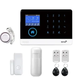 Trådløst Alarm System, Stemmestyring, Multi-Zone Support,EU-stik, A