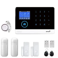 Trådløst Alarm System, Stemmestyring, Multi-Zone Support,EU-stik, B