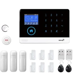 Trådløst Alarm System, Stemmestyring, Multi-Zone Support,D, EU-stik