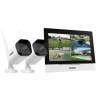 Trådløst CCTV-system, 7-tommer berøringsskærm, tovejskommunikation,5MP 2PCS Kamera