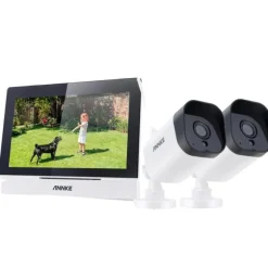 Trådløst sikkerhedskamerasystem, 7" LCD-monitor, 4CH WiFi-funktionalitet, 3MP høj opløsning