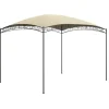 Trendy pavillon 3x4 m - Solid stålkonstruktion | Farve: Creme | Størrelse: 3x4x2,65 m