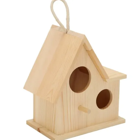 Træfuglereder Udendørs Fuglehus Avlskasse Fuglebur til Have Baggård Balkon Dekoration