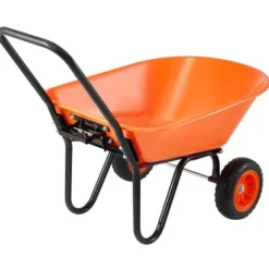 Trillebør, 125x63x82 cm, Orange, Metalstel