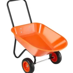 Trillebør, 125x63x82 cm, Orange, Metalstel