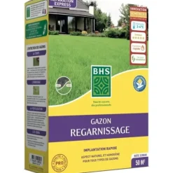Tørt græs til genopfyldning af underlag - BHS - 1 kg | 40 m² | Stærk og holdbar, med fremragende holdbarhed og tolerance over for nedtrampning.