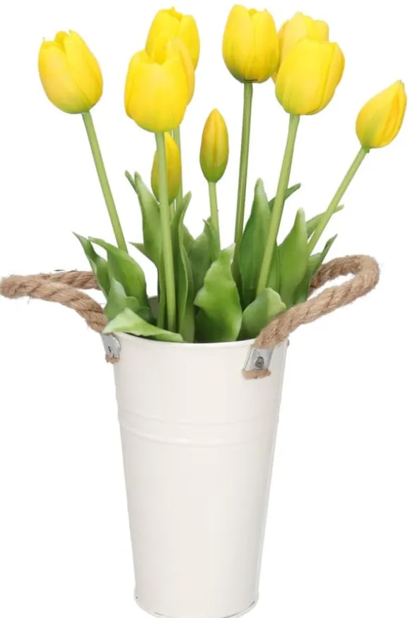 TULIPANER BUKETT AF TULIPANER GUMMIBELAGET GUMMI SILIKONE LIKE LIFE