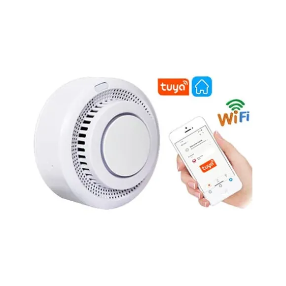 Tuya SM-01 intelligent brandalarm med WiFi