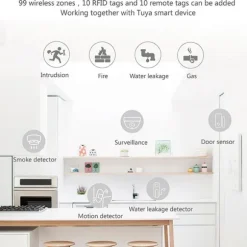 Tuya Wireless WiFi+GSM Alarmsystem