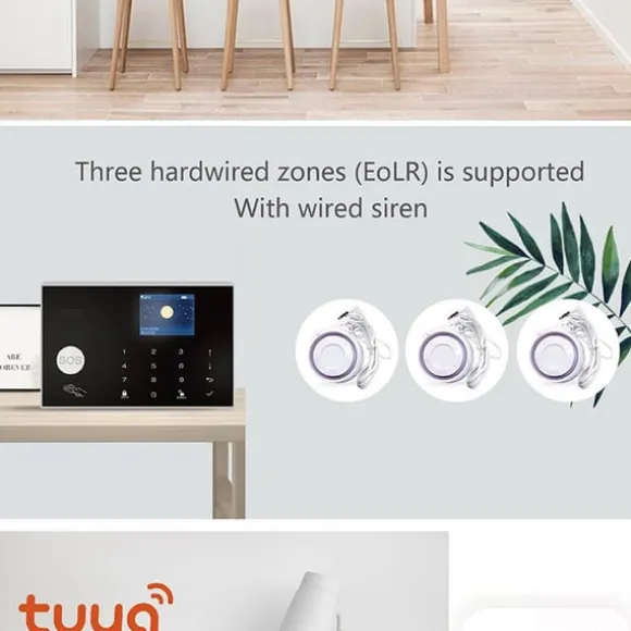 Tuya Wireless WiFi+GSM Alarmsystem